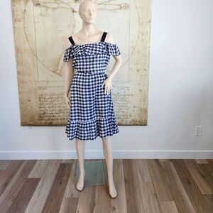 Gingham lined dress (New with tags)